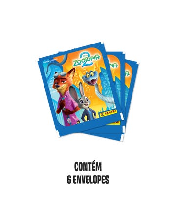 Zootopia 2 - 6 Envelopes